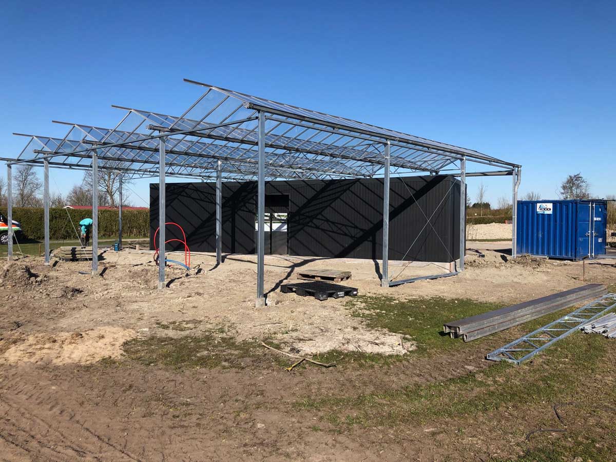 Kassen opbouw net gestart